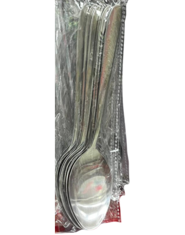 12 Set de Cubierto Cuchara para Té (1 Set Trae : 6 PCS)Medida: 18 cm aprox.