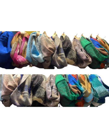 Cuello Doble Vuelta Colores Surtidos x 12 Unds.