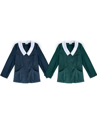 Delantal Manga Larga con Botones Colores Surtidos x 12 Unds. Talla : S - M - L - XL - 2XL