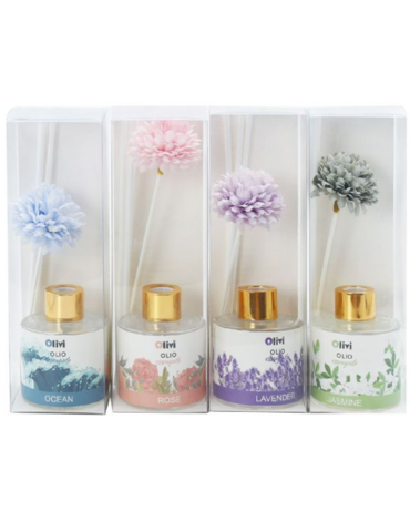 Difusor de Aroma Colores Surtidos x 6 Unds. Medida: 30 ml aprox.