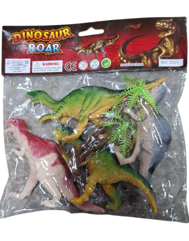 4 Set de Dinosaurios Modelos Surtidos (1 Set Trae 4 PCS)