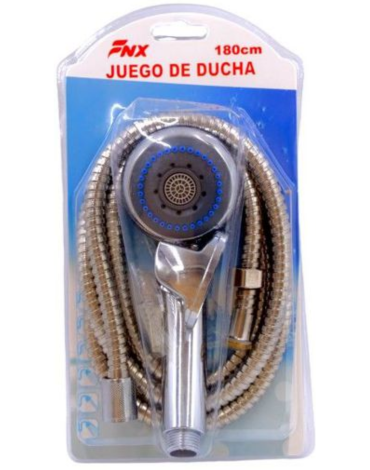 4 Set de Ducha con Manguera (1 Set Trae 2 PCS) Medida: 1.8 metros aprox.