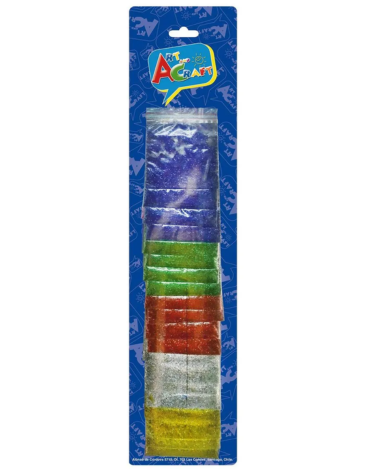 4 Set Bolsitas con Escarcha Colores Surtidos (1 Set Trae 20 PCS)