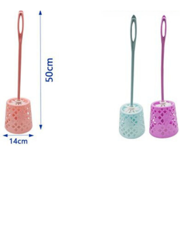 Escobilla Para Baño Colores Surtidos x 6 Unds. Medidas  : 50 cm aprox.