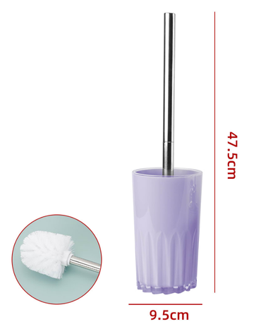 Escobillero para Baño x 12 Unds. Medidas: 47.5 × 9.5 cm aprox.