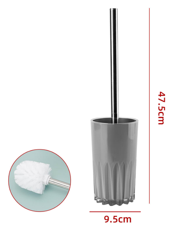 Escobillero para Baño x 12 Unds. Medidas: 47.5 × 9.5 cm aprox.