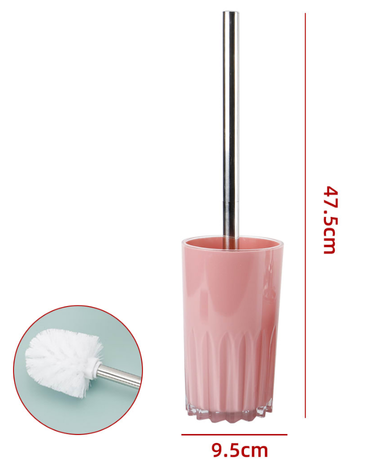 Escobillero para Baño x 12 Unds. Medidas: 47.5 × 9.5 cm aprox.