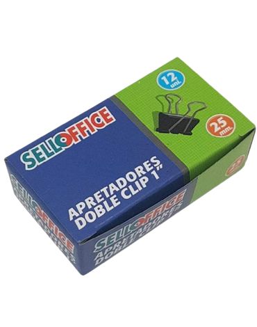 12 Set de Apretadores Doble Clip.(1 Caja trae: 12 Unds)