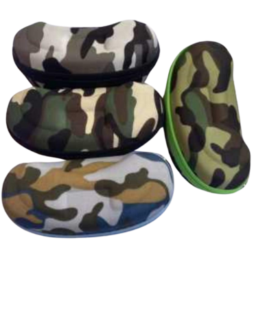 Estuche de Lentes Color Militar x 10 Unds.
