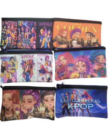 Estuche Guerreras K-Pop Modelos Surtidos x 12 Unds.