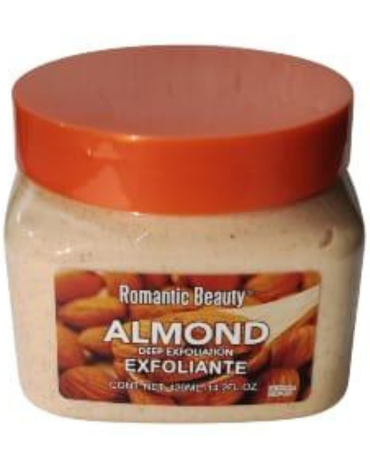 Crema Exfoliante Corporal Almendra x 4 Unds. Medida: 420 ml aprox.
