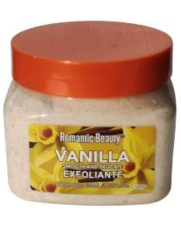 Crema Exfoliante Corporal Vainilla x 4 Unds. Medida: 420 ml aprox.
