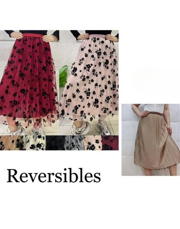 Falda Reversible para Dama Colores Surtidos x 12  Unds. Tallas: Surtidas