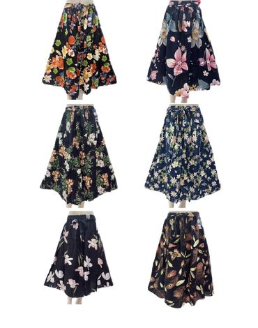 Falda para Dama Colores Surtidos  x 12  Unds. Tallas: Surtidas