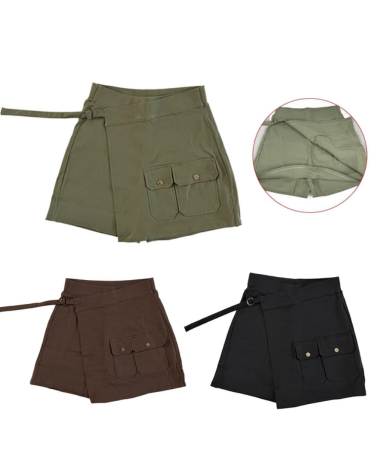 Falda Short de Gamuza Colores Surtidos x 12 Unds. Talla: M/L - L/XL - XL/XXL