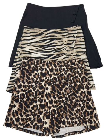 Falda Short de Dama Colores Surtidos x 12 Unds. Talla: S -  M - L