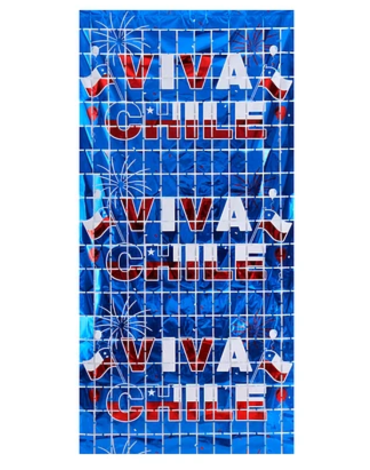 Cortina Viva Chile x 6 Unds. Medidas: 2*1 Mt Aprox.
