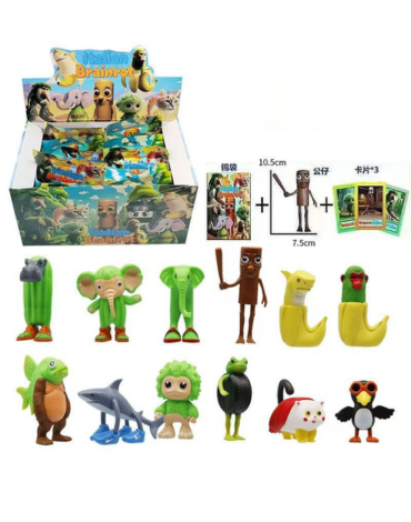Cajita Sorpresa con Figuras y Cartas Modelos Surtidos x 24 Unds.