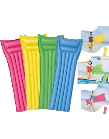 Flotador Colchoneta Inflable Colores Surtidos x 4 Unds.