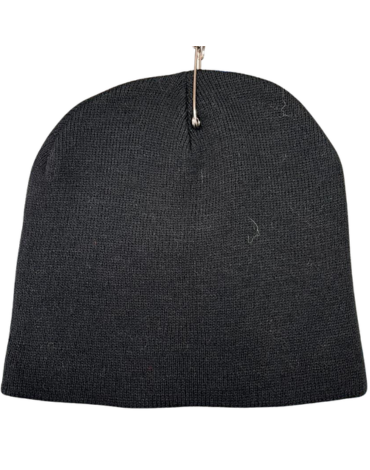 Gorro de Adulto sin Doblez Color Negro x 12 Unds.