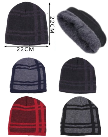 Gorro Lana Interior Chiporro Adulto Colores Surtidos x 12 Unds.