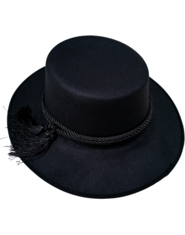 Sombrero de Huaso Elegante Chico Color Negro x 4 Unds.