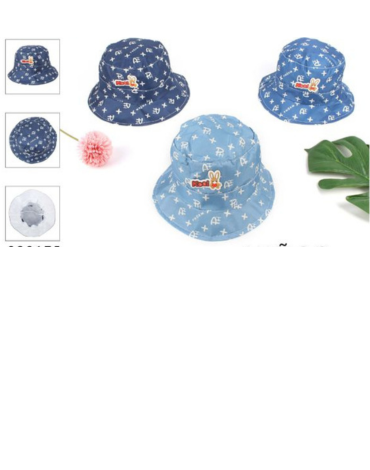 Gorro Pescador para Niños Colores Surtidos x 12 Unds.