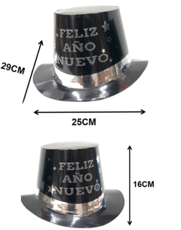 Gorro Año Nuevo x 12 Unds.