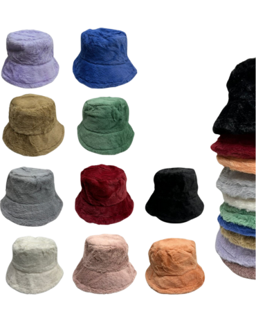 Gorro Pescador de Felpa x 6 Unds. Talla: Estandar.