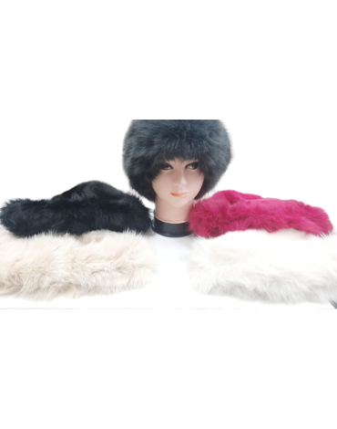 Gorro Ruso Peludo Colores Surtidos x 12 Unds.