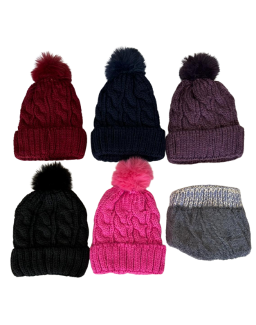 Gorro de Lana sin Forro x 12 Unds. Talla: Estandar