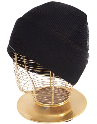 Gorro Beanie Color Negro x 12 Unds.
