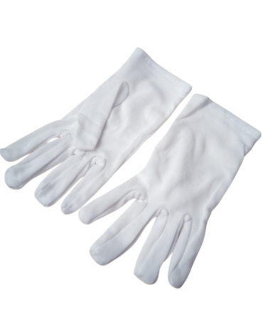 Guantes Medianos Color Blanco x 24 Pares.