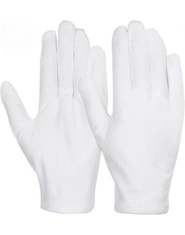 Guantes Grande Color Blanco x 24 Pares.