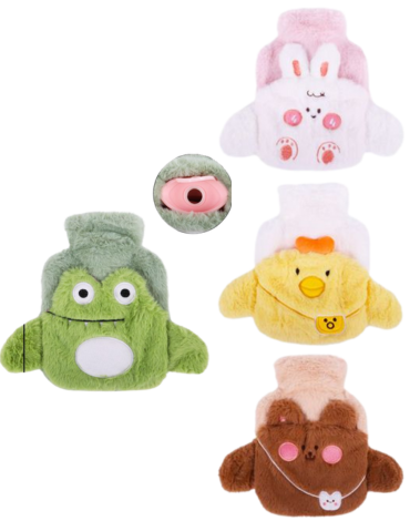 Guatero Animalitos Modelos Surtidos x 4 Unds. Medida: 21.5 x 15 cm aprox.