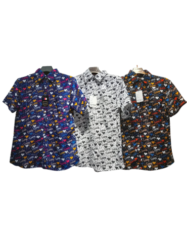 Guayabera de Hombre Colores Surtidos x 15 Unds. Tallas: M - L - XL - XXL - XXXL