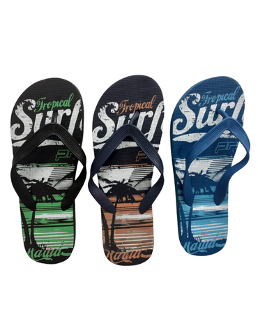 Hawaianas de Hombre x 12 Pares Tallas: 40 al 45