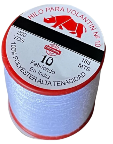 Hilo de Poliéster para Volantin x 12 Unds. Medida: 200 Yds aprox.