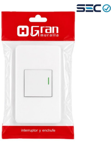 Interruptor de Pared Color Blanco x 10 Unds.