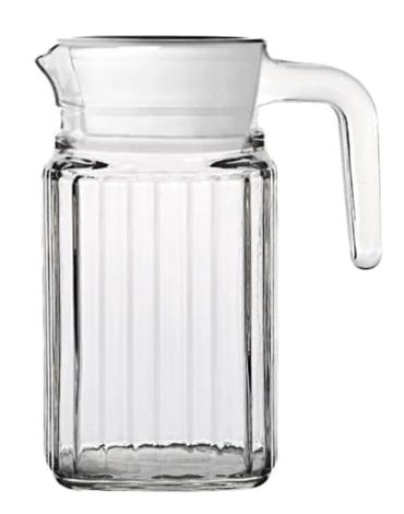 Jarra de Vidrio x 12  Unds. Medida: 500 ML
