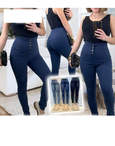 Pantalón Jeans para Dama x 12 Unds Talla: S / M - L / XL