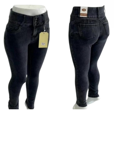 Pantalón Jeans con Polar  para Dama x 12 Unds. Tallas : 35 al 46