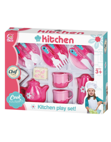 6 Set Cocina Tacitas de Juego Infantil (1 Set trae 14 pcs)