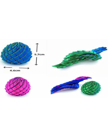 Juguete 3D Antiestrés Colores Surtidos x 4 Unds. Medida: 5.7 x 4.6 cm aprox.