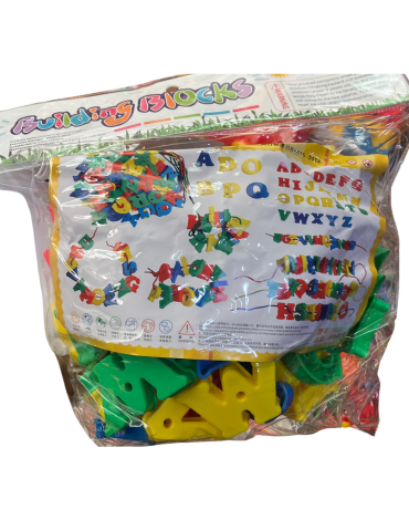 6 Bolsas de Bloques Letras (1 Set Trae 33 PCS)
