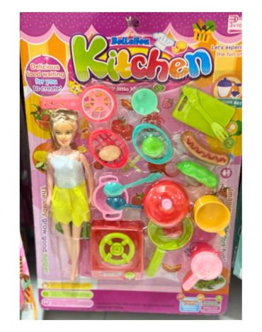 4 Set Juego de Cocina con Accesorios