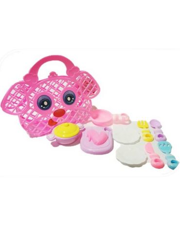 6 Set de Cartera con Artículos de Cocina. ( Set trae: 12 PCS) Medidas: 24 x 29 x 8 cm.