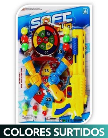 12 Set de Juego Lanza Pelotas. Medidas : 43 x 31 x 3 cm aprox.
