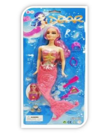 Muñeca Sirena con Luz x 6 Unidades.