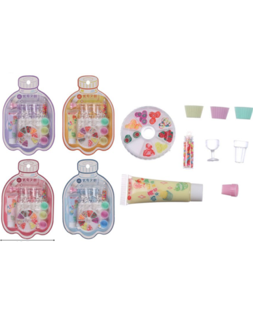 12 Set de Juego de Belleza para Niñas. Medidas: 12.5*18.5 cm aprox.